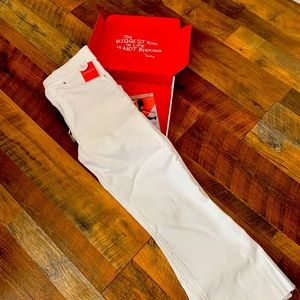 Spanx Cropped Denim Flare, White